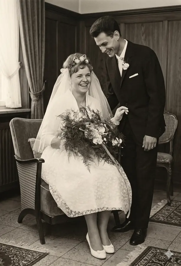 Hochzeitstag, 1972